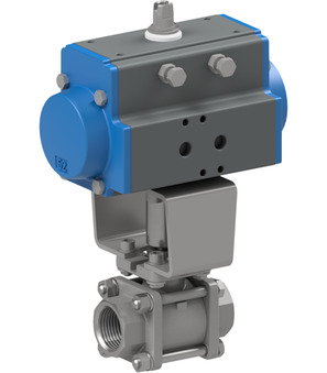 Ball valve with pneumatic actuator BA033-20-D0-A | STASTO Automation Sp ...